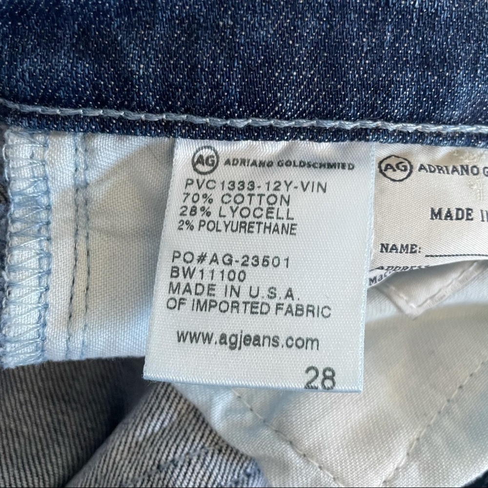 AG Stilt Cigarette Roll-Up Jeans Size 28 - Picture 4 of 6